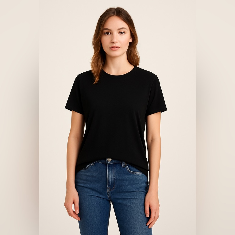 THE GREAT boxy black t-shirt
